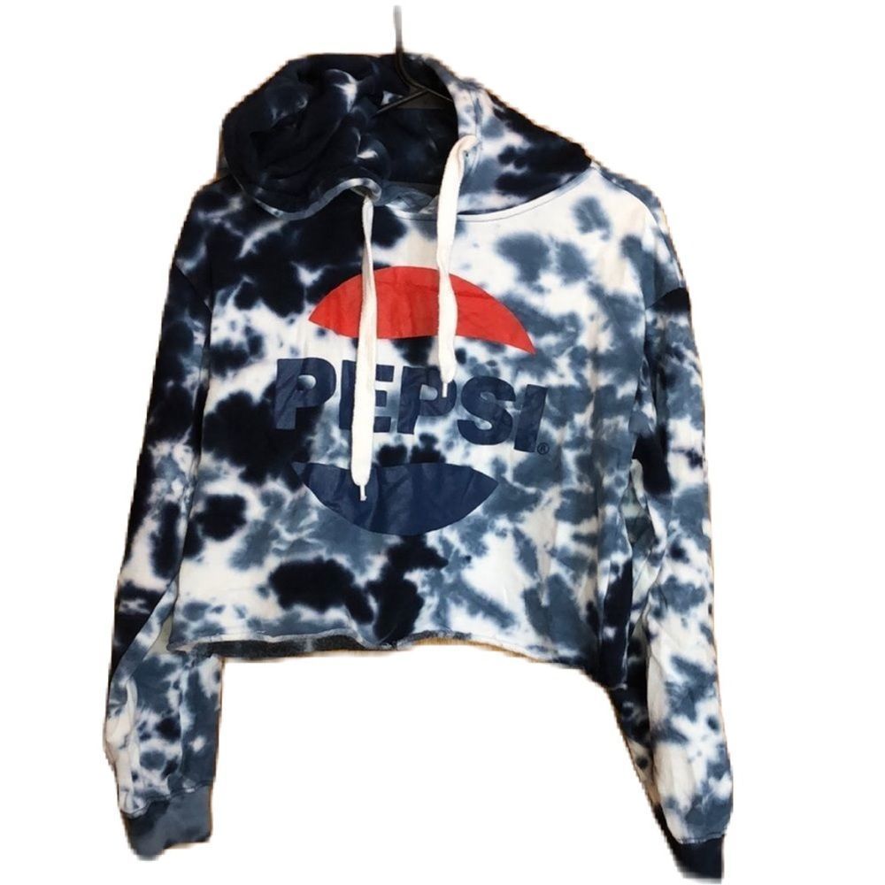 PEPSI cropped hoodie size small